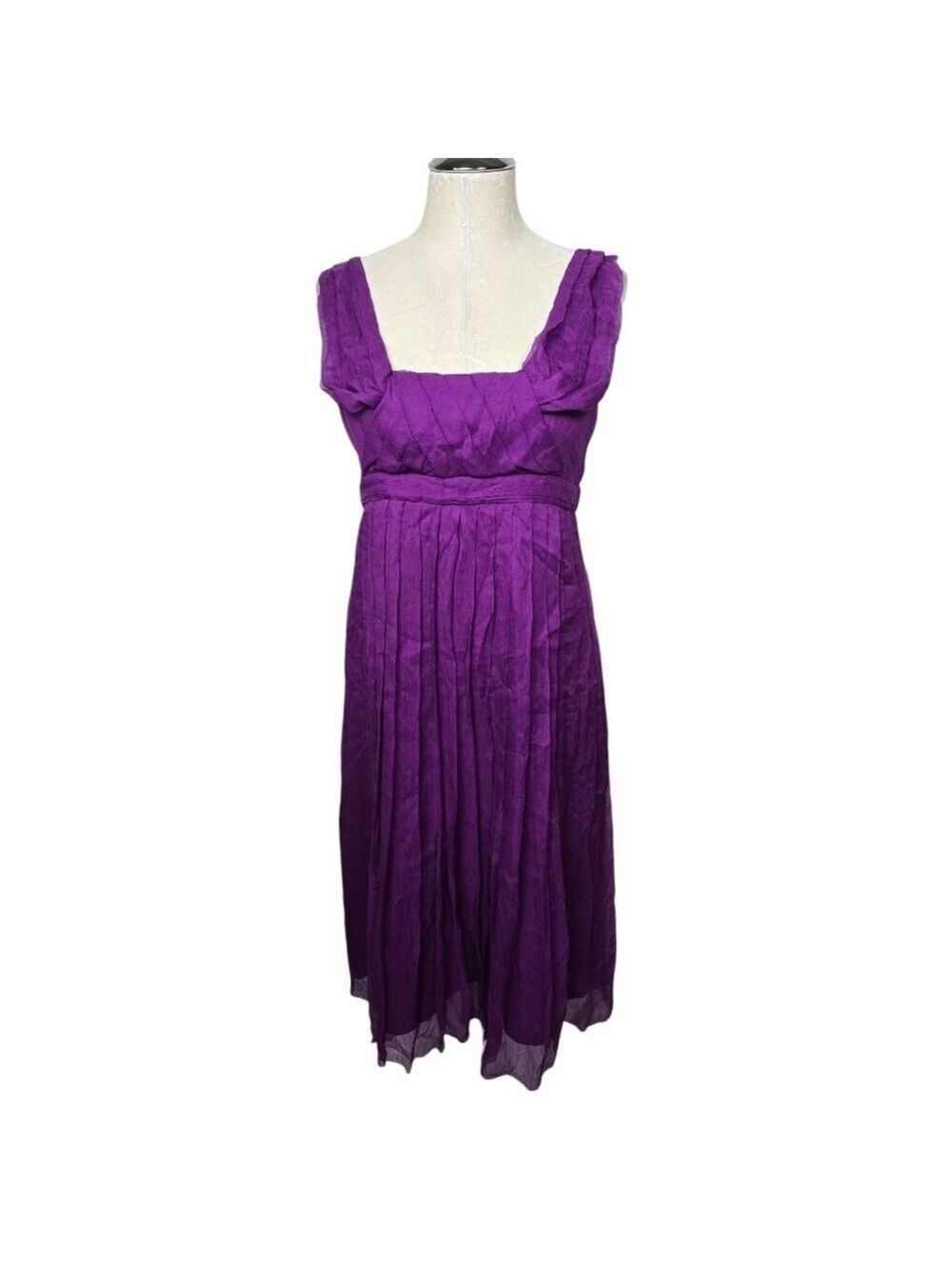 Saja Purple Silk Dress 6